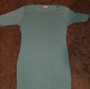 LuLaRoe Mint/Light Teal Julia Dress